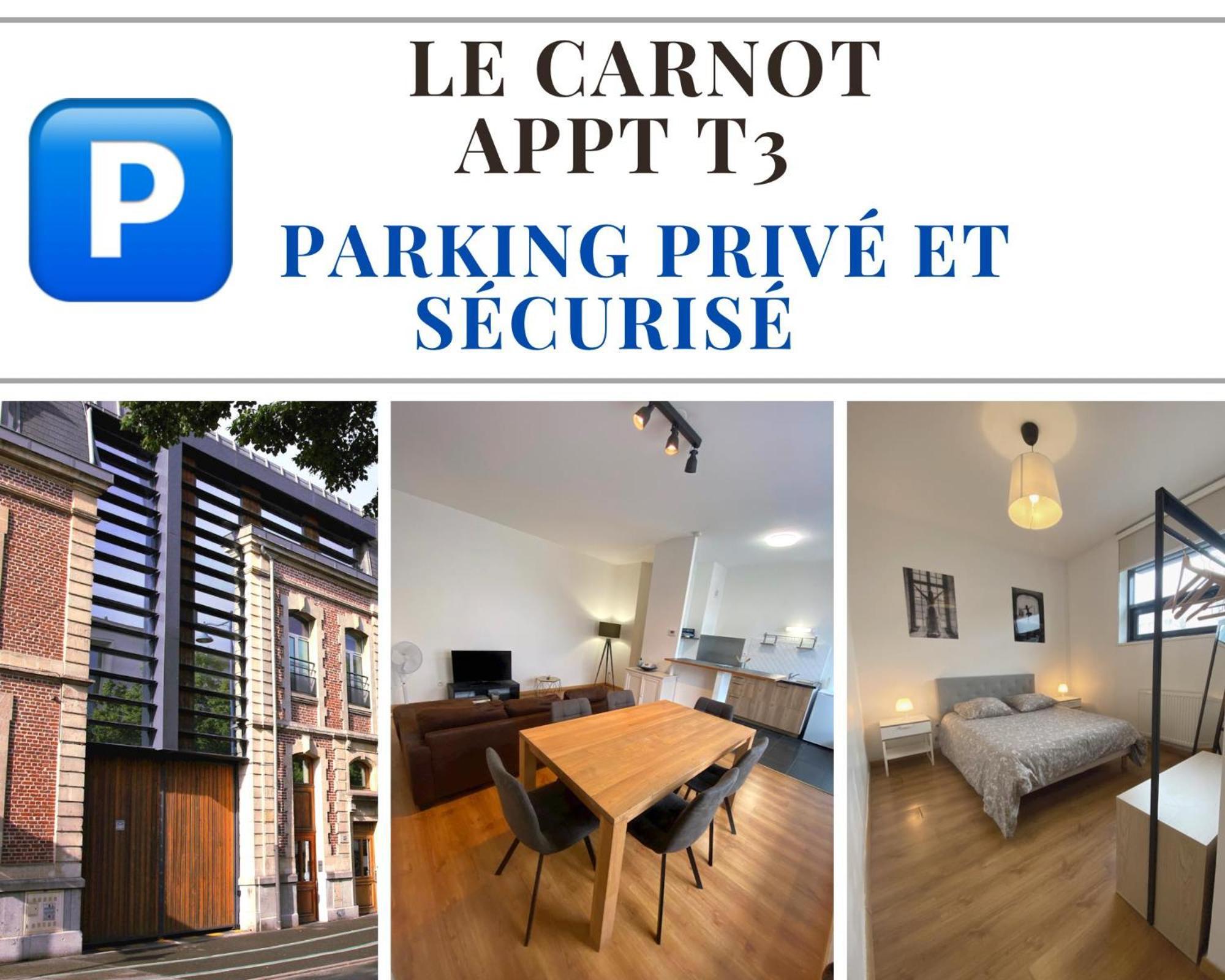 Le Carnot Appartement Avec 2 Chambres Separes Et Parking Privatif Et Securise Arras Zewnętrze zdjęcie
