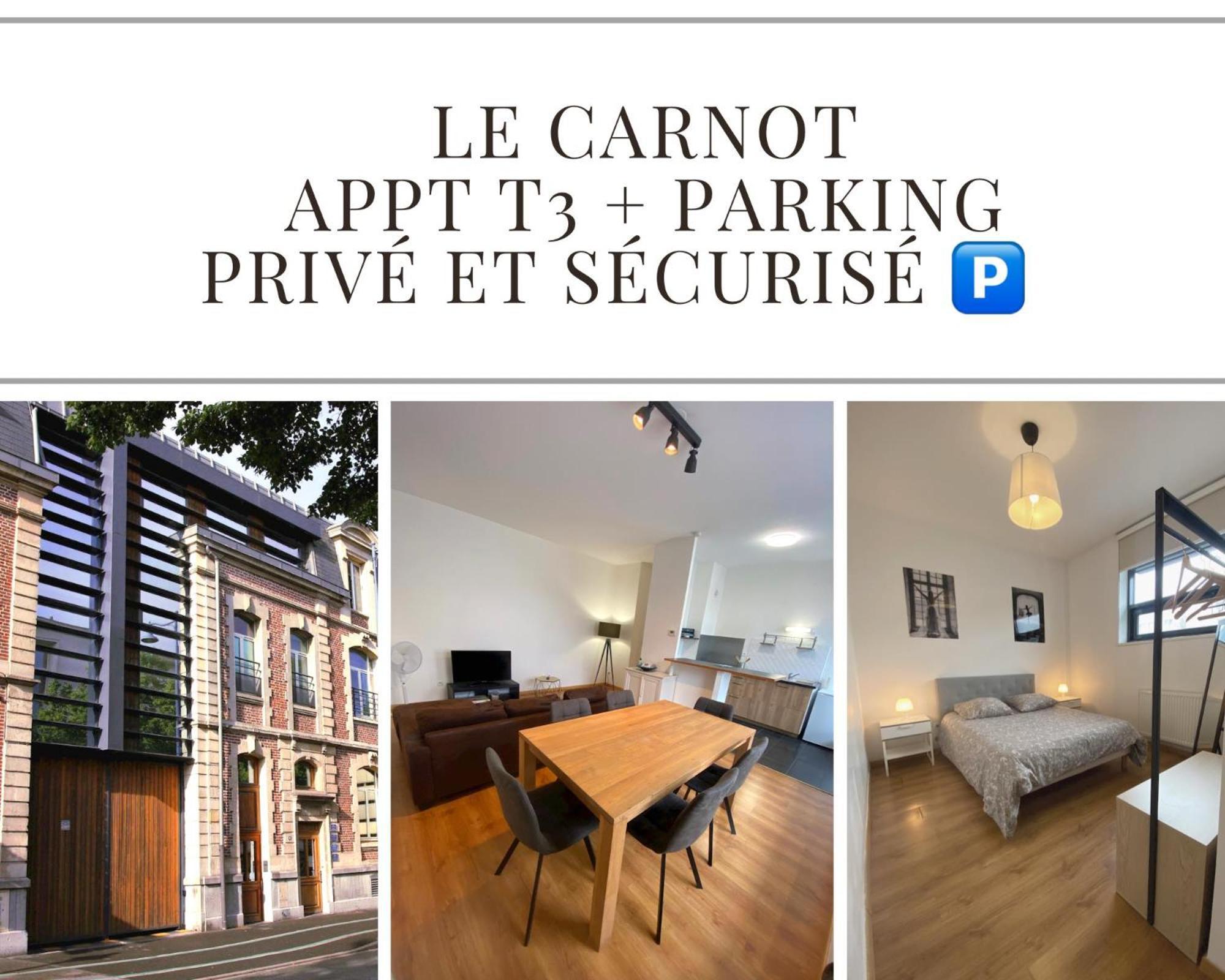 Le Carnot Appartement Avec 2 Chambres Separes Et Parking Privatif Et Securise Arras Zewnętrze zdjęcie